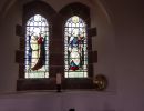 Stained glass window in Church