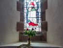 Stained glass window in Church
