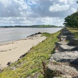 Bar End rocks and railway embankment 2024